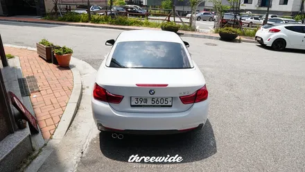 BMW 430i 컨버터블 [사틴 고스트 펄 전체랩핑] / 성남시 수정구 시흥동