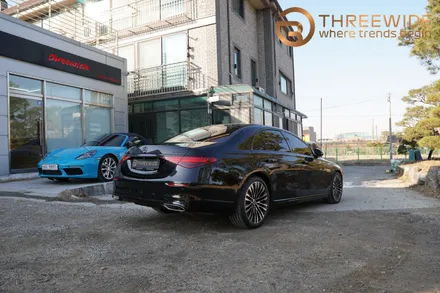 W223 S클래스 실내를 쓰리와이드 카본랩핑으로 순정 카본옵션처럼 만들었습니다. / 성남,판교,분당.강남