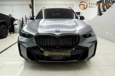 BMW X5, 사틴 그레이 & 실내 카본 전체 랩핑 시공 했어요! / 성남시 수정구 시흥동