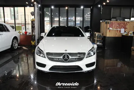 벤츠 CLS400 [사틴그레이 랩핑, 실내 카본랩핑] / 성남시 수정구 시흥동