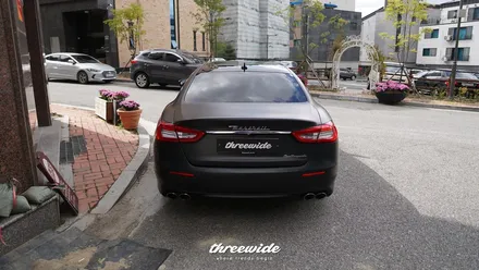 마세라티 콰트로포르테 [무광 블랙 전체랩핑] / 성남시 수정구 시흥동