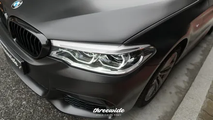 BMW 520D [사틴 블랙 전체랩핑] / 성남시 수정구 시흥동