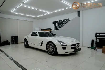 분당 벤츠 SLS, 오래된 PPF 황변이 생겼다면 이런 방법으로!? (#벤츠 #SLS #AMG #PPF제거 #광택 #분당 #판교) / 성남시 수정구 시흥동