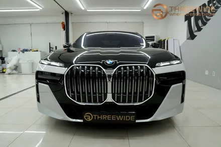 분당 BMW i7, 상단 투톤 고광택 투톤 랩핑 시공기 (#전체 #부분 #마이바흐룩 #판교 #코치라인) / 성남시 수정구 시흥동