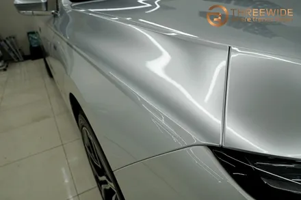 BMW i7(740) 투톤 랩핑, 은은한 순정 느낌 그대로 (#듀오톤 #메탈릭실버 #분당 #판교) / 성남시 수정구 시흥동
