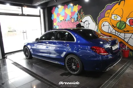 벤츠 c63s amg [크롬없애기 랩핑] / 성남시 수정구 시흥동