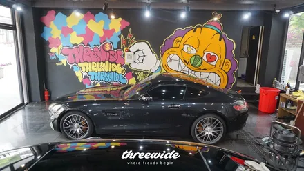 벤츠 AMG GT [사틴블랙 전체랩핑] / 성남시 수정구 시흥동