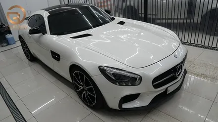 (분당 PPF) 벤츠 AMG GTS 에디션1 사틴그레이 전체랩핑 / 성남시 수정구 시흥동