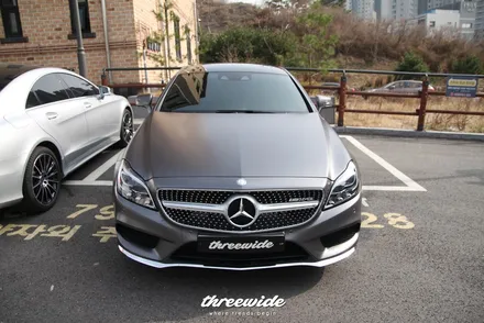 벤츠 CLS400 [사틴그레이 랩핑, 실내 카본랩핑] / 성남시 수정구 시흥동