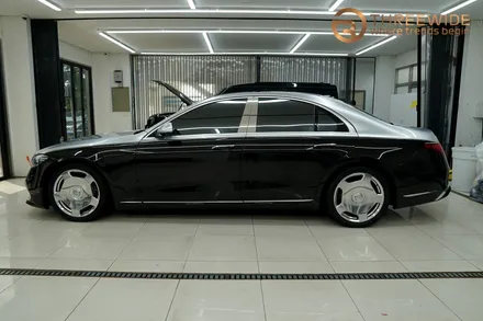 마이바흐 S580, 벤츠 투톤 컬러가 고민 중이라면! (#듀오톤랩핑 #코치라인 #매뉴팩처 #분당 #판교) / 성남시 수정구 시흥동