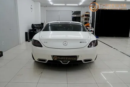 분당 벤츠 SLS, 오래된 PPF 황변이 생겼다면 이런 방법으로!? (#벤츠 #SLS #AMG #PPF제거 #광택 #분당 #판교) / 성남시 수정구 시흥동