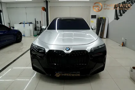분당 BMW 740i, 일반적인 투톤 랩핑에 지친 분들을 위한 시공 (#듀오톤 #크롬죽이기 #크롬딜리트 #판교) / 성남시 수정구 시흥동