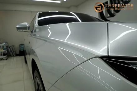 BMW i7(740) 투톤 랩핑, 은은한 순정 느낌 그대로 (#듀오톤 #메탈릭실버 #분당 #판교) / 성남시 수정구 시흥동