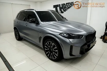BMW X5, 사틴 그레이 & 실내 카본 전체 랩핑 시공 했어요! / 성남시 수정구 시흥동
