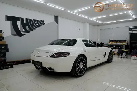 분당 벤츠 SLS, 오래된 PPF 황변이 생겼다면 이런 방법으로!? (#벤츠 #SLS #AMG #PPF제거 #광택 #분당 #판교) / 성남시 수정구 시흥동