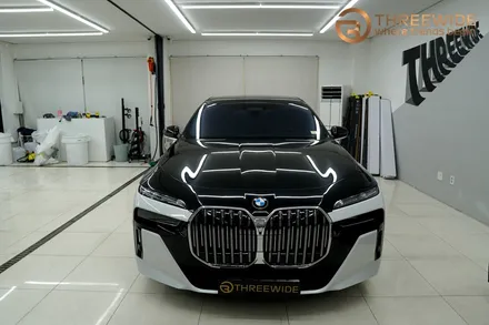 분당 BMW i7, 상단 투톤 고광택 투톤 랩핑 시공기 (#전체 #부분 #마이바흐룩 #판교 #코치라인) / 성남시 수정구 시흥동