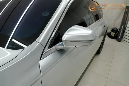 BMW i7(740) 투톤 랩핑, 은은한 순정 느낌 그대로 (#듀오톤 #메탈릭실버 #분당 #판교) / 성남시 수정구 시흥동