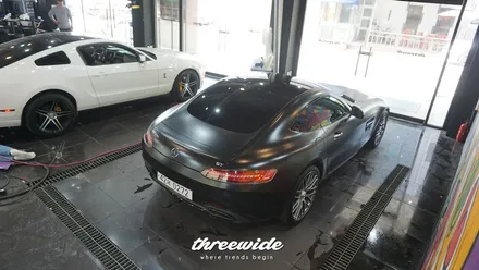 벤츠 AMG GT [사틴블랙 전체랩핑] / 성남시 수정구 시흥동