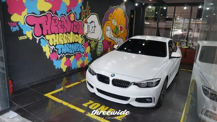 BMW 430i 컨버터블 [사틴 고스트 펄 전체랩핑] / 성남시 수정구 시흥동