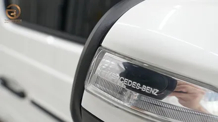 <강남 분당 랩핑 PPF> (완전예쁨) 흰색 신형 G63AMG 타이어커버 랩핑하고 신차패키지 작업했어요 / 성남,판교,분당.강남
