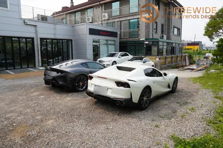 페라리 812 GTS 랩핑 전문점에서 커스텀 데칼 시공 / 성남,판교,분당.강남