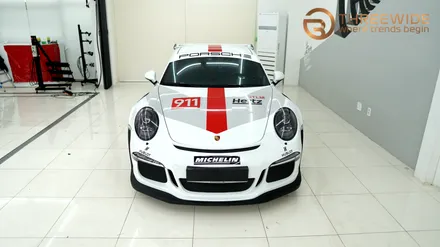 포르쉐 911 GT3 컵카, 분당 여기서 만나볼 수 있다! (#911 GT3 RS #PPF #데칼 #랩핑 #분당판교) / 성남,판교,분당.강남