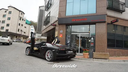 람보르기니 아벤타도르 로드스터 [사틴블랙 전체랩핑] / 성남시 수정구 시흥동