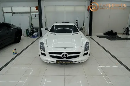 분당 벤츠 SLS, 오래된 PPF 황변이 생겼다면 이런 방법으로!? (#벤츠 #SLS #AMG #PPF제거 #광택 #분당 #판교) / 성남시 수정구 시흥동