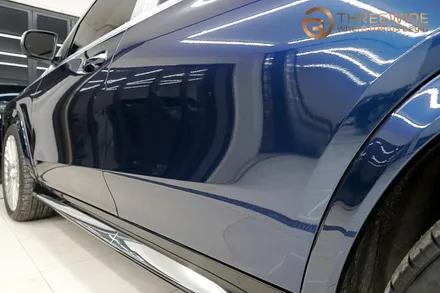 벤츠 마이바흐 GLS600, 네이비 & 실버 투톤 랩핑 시공기 (#분당 #판교 #코치라인) / 성남시 수정구 시흥동