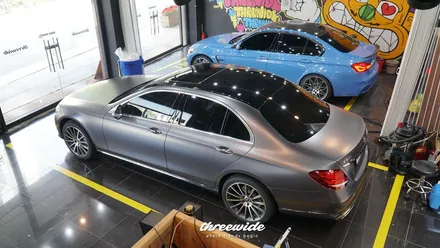 벤츠 e300 [사틴그레이 전체랩핑] / 성남시 수정구 시흥동
