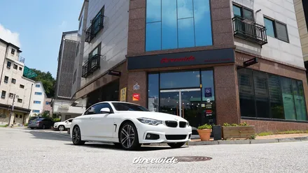 bmw 430i 컨버터블 [사틴화이트 홀로그램 전체랩핑] / 성남시 수정구 시흥동