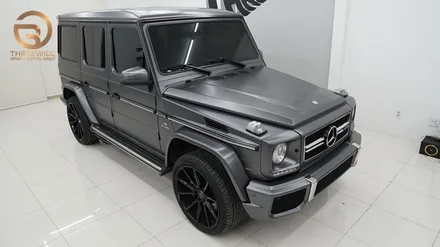 (분당 PPF) 벤츠 G63 AMG 지바겐 사틴 그레이 전체랩핑 / 성남시 수정구 시흥동