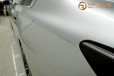 BMW i7(740) 투톤 랩핑, 은은한 순정 느낌 그대로 (#듀오톤 #메탈릭실버 #분당 #판교) / 성남시 수정구 시흥동