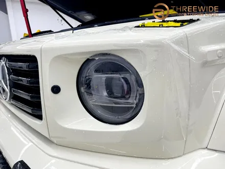 벤츠 G450d, 아이보리 고광택 랩핑부터 나이트 패키지 PPF까지 원스톱 시공! (#프론트PPF패키지 #실내카본필름 #윈드쉴드 #분당 #판교) / 성남시 수정구 시흥동