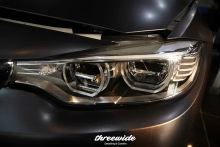 bmw 428i 사틴 그레이 전체랩핑 작업기 / 성남시 수정구 시흥동