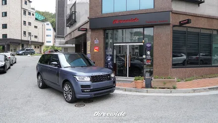 레인지로버 보그 오토바이오그래피 [사틴그레이블루 전체랩핑] / 성남시 수정구 시흥동