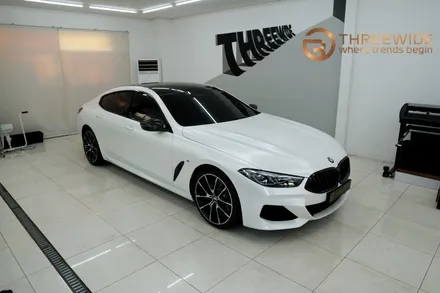 BMW 530i 에이버리 사틴 그라파이트 블루 랩핑 / 성남,판교,분당.강남