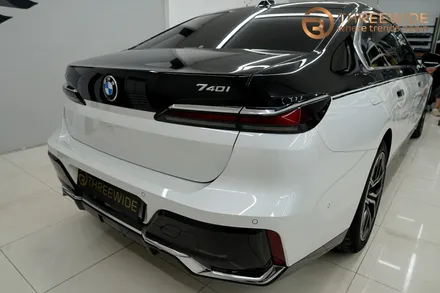 분당 BMW i7, 상단 투톤 고광택 투톤 랩핑 시공기 (#전체 #부분 #마이바흐룩 #판교 #코치라인) / 성남시 수정구 시흥동