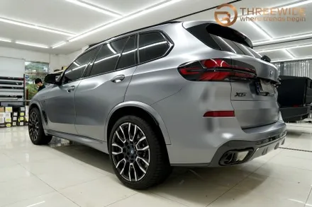 BMW X5, 사틴 그레이 & 실내 카본 전체 랩핑 시공 했어요! / 성남시 수정구 시흥동
