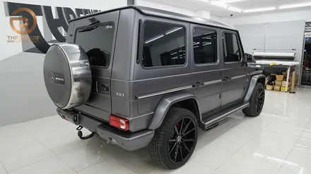 (분당 PPF) 벤츠 G63 AMG 지바겐 사틴 그레이 전체랩핑 / 성남시 수정구 시흥동