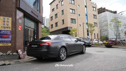 마세라티 콰트로포르테 [무광 블랙 전체랩핑] / 성남시 수정구 시흥동