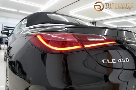 벤츠 CLE450, 차원이 다른 짙은 느낌 블랙 전체 랩핑 시공기 (#까브리올레 #소프트탑코팅 #분당 #판교) / 성남시 수정구 시흥동