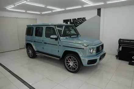 벤츠 G400D & G63AMG 도색같은 고광도 메탈릭실버로 전체랩핑 / 성남,판교,분당.강남