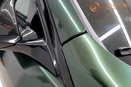 BMW THE 4, 프리미엄 고광도 필름 랩핑 시공기 (#전체랩핑 #미드나잇그린 #분당 #판교) / 성남시 수정구 시흥동