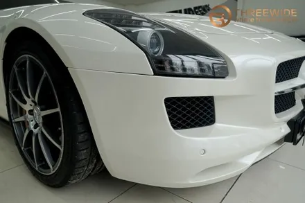 분당 벤츠 SLS, 오래된 PPF 황변이 생겼다면 이런 방법으로!? (#벤츠 #SLS #AMG #PPF제거 #광택 #분당 #판교) / 성남시 수정구 시흥동