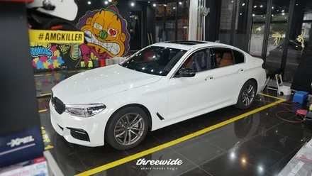 BMW 520D [사틴 블랙 전체랩핑] / 성남시 수정구 시흥동