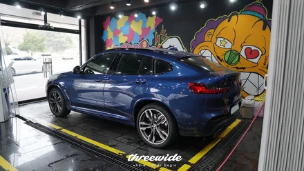 bmw x4 M40D [사틴 블랙 전체랩핑] / 성남시 수정구 시흥동