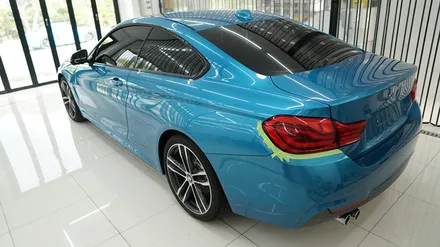 (분당 랩핑 ppf) bmw 420i 사틴블랙 전체랩핑 / 성남시 수정구 시흥동