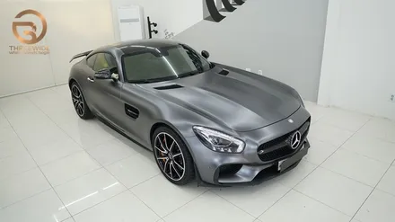 (분당 PPF) 벤츠 AMG GTS 에디션1 사틴그레이 전체랩핑 / 성남시 수정구 시흥동