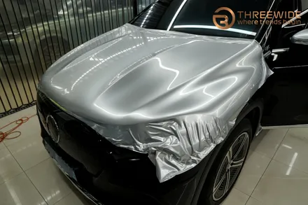 전기차 최상위 포식자, 벤츠 EQS SUV 실버 메탈릭 전체 랩핑 (#투톤랩핑 #실내PPF #분당 #판교) / 성남시 수정구 시흥동
